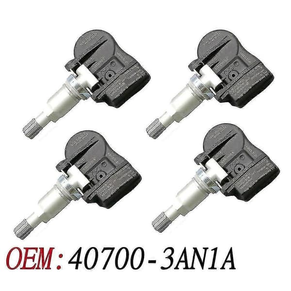 4 stk. 315mhz Tpms dæktrykssensor 40700-3an1b til Fx G M Q40 Q60 Q70 370z Juke Leaf Sentra