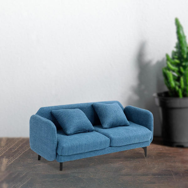 1/12 miniatyr dockhus soffa stol tillbehör