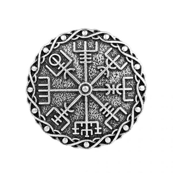 Norsk medeltida Vikingasköld Symbol Brosch Oval Sjal Sjal Tröja Pin 5