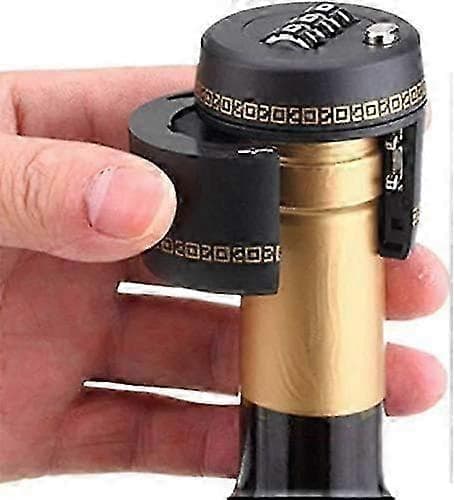 Kombinationslås og vinflaskeprop whiskyflaskeprop lås [MI]