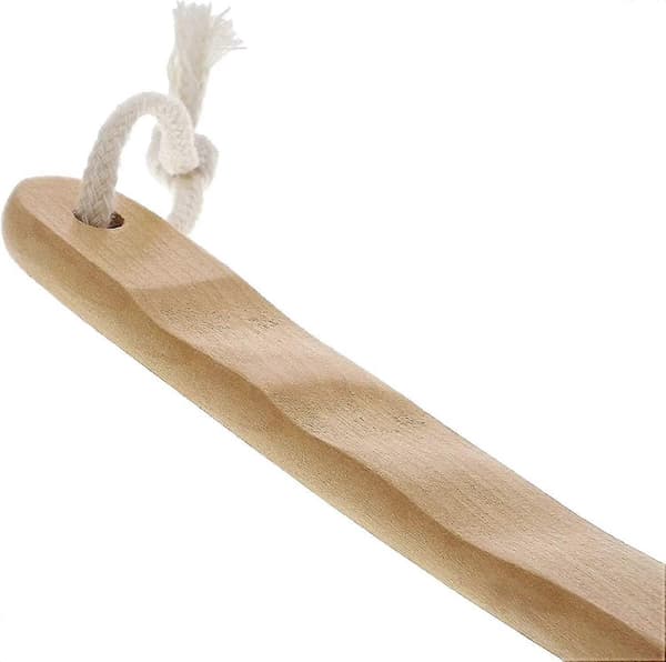 Långskaftad luffa på pinne ryggskrubb, badsvamp (4 färger, 4-pack)