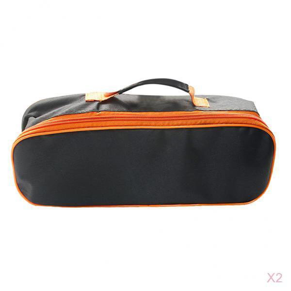 2x Sladdlös Bil Dammsugare Förvaringsväska Med Dragkedja 37x17x11cm Gåvor