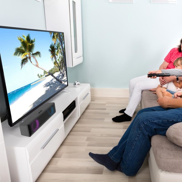RGB LED-ljus Trådlös Bluetooth-högtalare Musikspelare Ingen Bluetooth-version