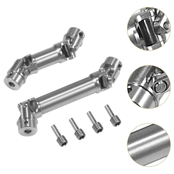 [RM]2 stk. 1/18 RC bil drivaksel RC transmissionsaksel til RC køretøjer argent Multi