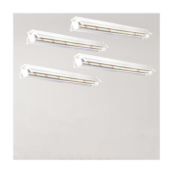 {YM}st T5 vækstlys, fuldspektret 42 cm LED-vækstlys, vækstlys med reflektor/serieforbindelse til planter, væksthylde
