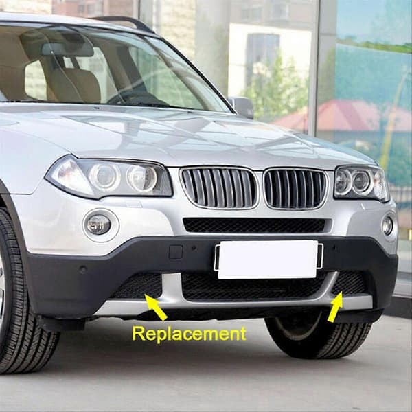 [RM]Kompatibel med BMW X3 E83 bil forreste kofanger nederste gitter trim dæksel