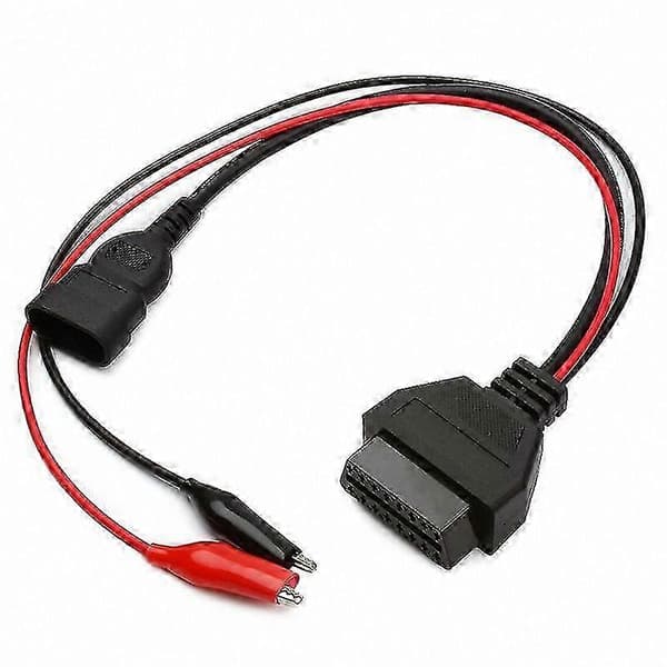 Fiat Alfa Lancia 3-ben til 16-ben OBD2 OBDII Adapterkabel til bildiagnostik Black