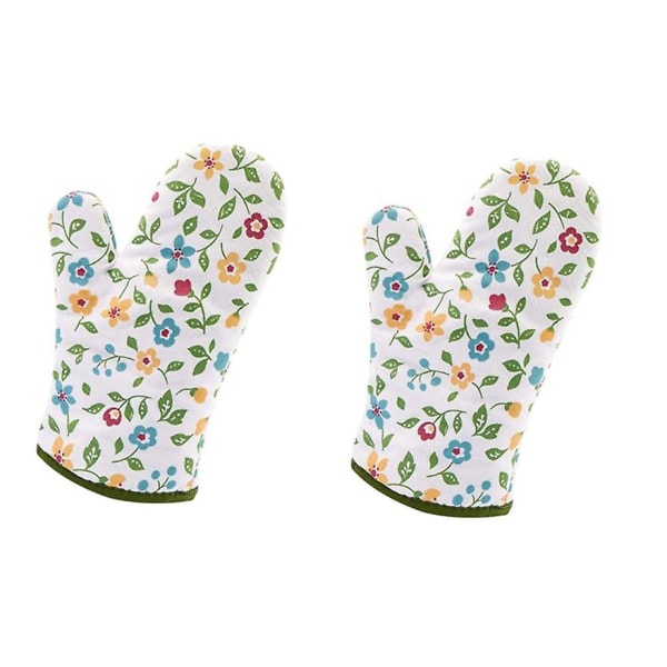 Bakhandskar i bomull, Ugnshandskar, Grillhandskar, 28 cm, 2 st