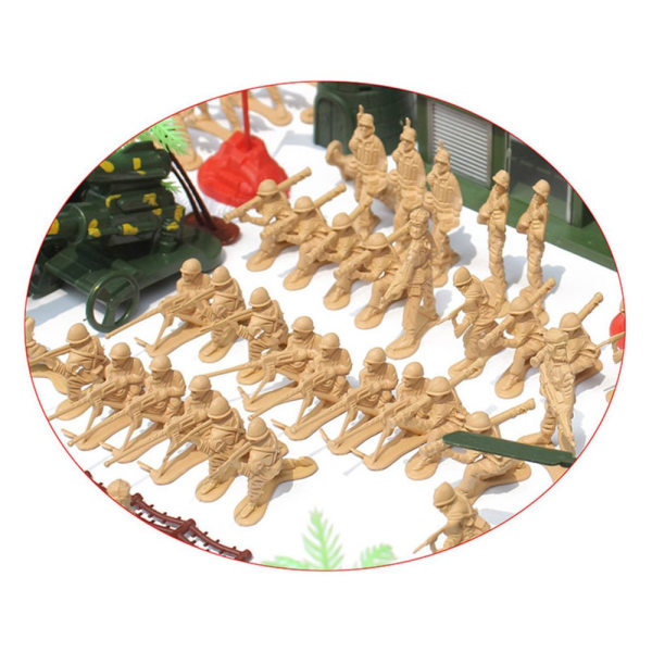 188 st plast soldater 5cm arméfigurer lekset för armé sandscen modell