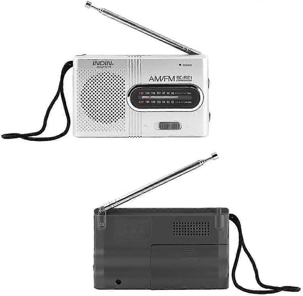Mini kannettava AM FM -radio teleskooppiantennilla, taskuradio