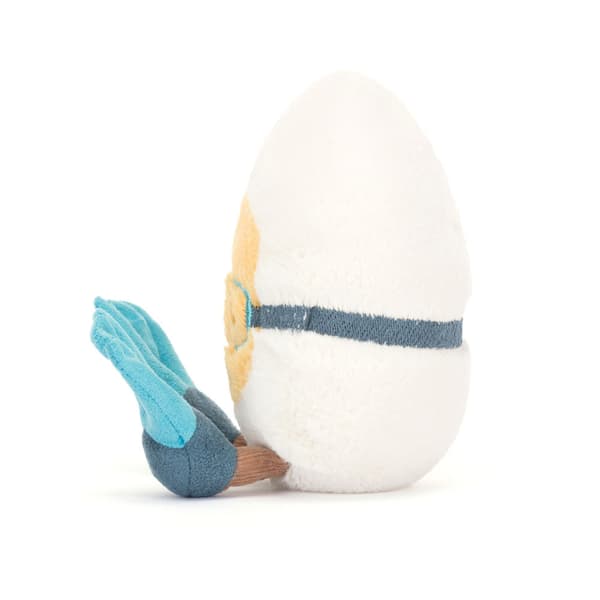 Jellycat 15 cm Amuseables Keitetty muna sukelluspuvussa pehmolelu[RM]