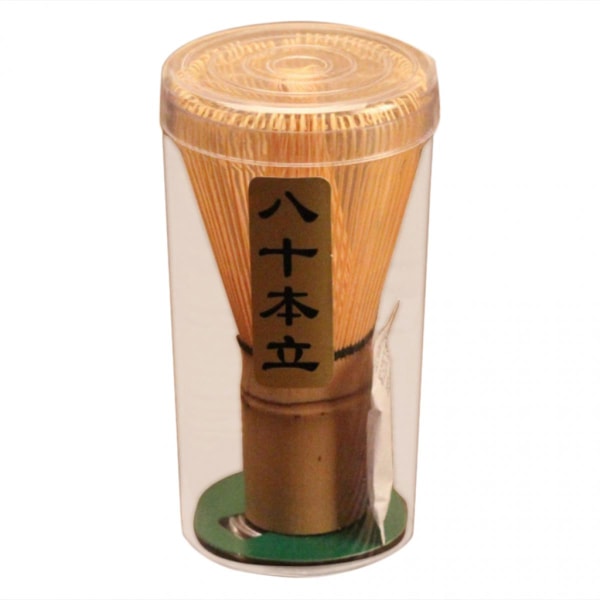 Bamboo Chasen Matcha-visp japansk teceremonitillbehör med sked