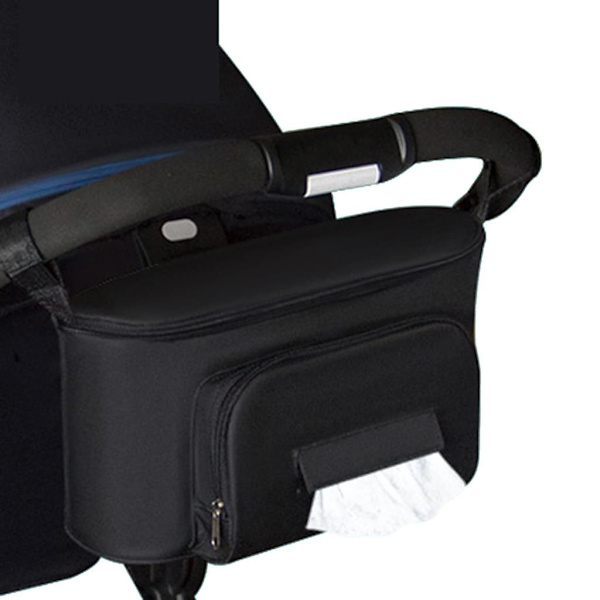 Barnvagnsväska Organizer Solid Färg Mama Vagn Buggy Pram Cart Korg Krok Ryggsäck Barnvagn
