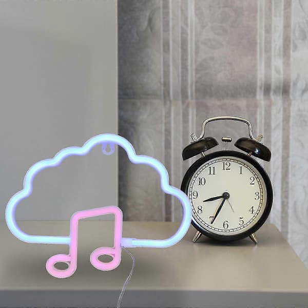 [RM]Cloud Neon Light Dekorativ Musikknotat LED-skilt for soverom