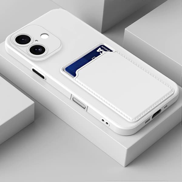 [RM] Kontrastfarget TPU-deksel med knapper for iPhone 17 White For iPhone 17