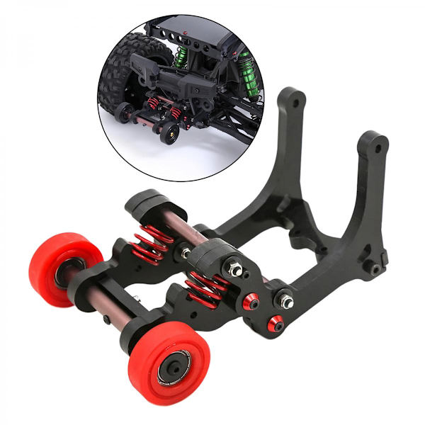 Wheelie Bar För Tra-xxas XMAX-X 1:5 RC Monstertrucks 2 Hjul Röd