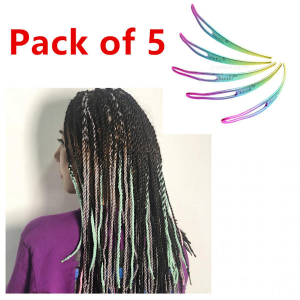 Pack Låsverktyg Dreadlock Verktygssats Sisterlock Relight Verktyg Easyloc Hårverktyg för att Underhålla Dina Dreadlocks