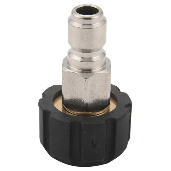 4X Højtryksrenser Adapter Sæt, Quick Connect Kit, Metrisk M22 15mm Hun Drejeled Til M22 Han Kobling, 5000 Psi