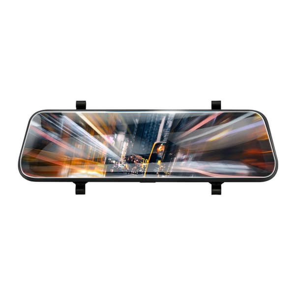 [RM]Rearview Mirror Camera and Backup Camera, Night Vision, G-Sensor, Loop Recording, Parking Assist, Parking Mode [1080P, 170° Front 720P, 150° Rear]