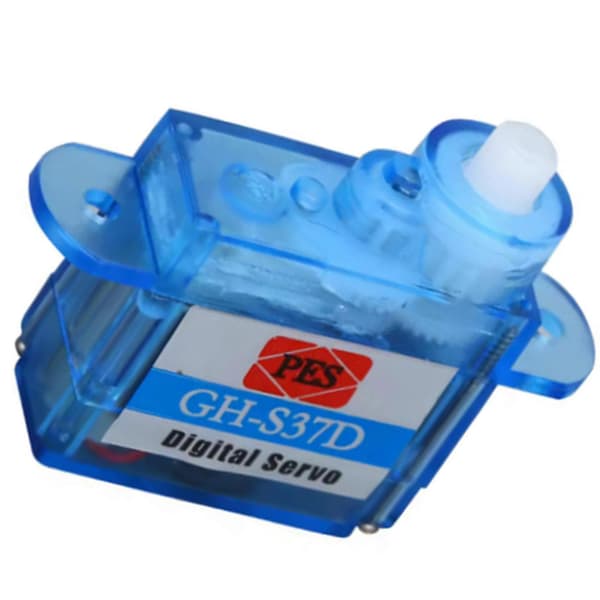 8X GH-S37D GH-S43D Servomotor Digital 3.7g 4.3g Mini Mikroservo for RC Fly Helikopter Lastebil Båt Bil Robot Blue