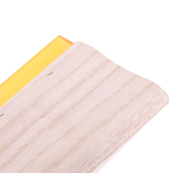 silk screentryck gummiblad trähandtag bläckskrapa 38cm