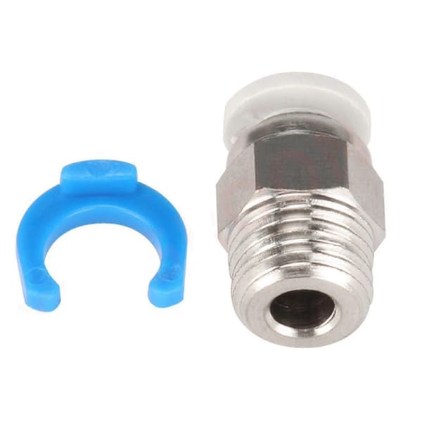 3D-printerdel JP4-01 Perforeret pneumatisk konnektor M10 V6 lige igennem