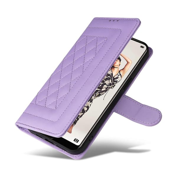 [RM] Läderfodral med flipp för Huawei P20 Pro Light Purple