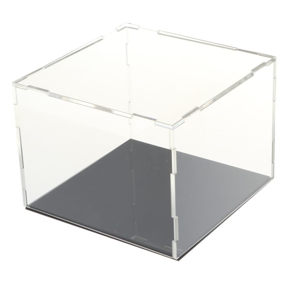 Dammtätt displayfodral i akryl för displayställ för modell