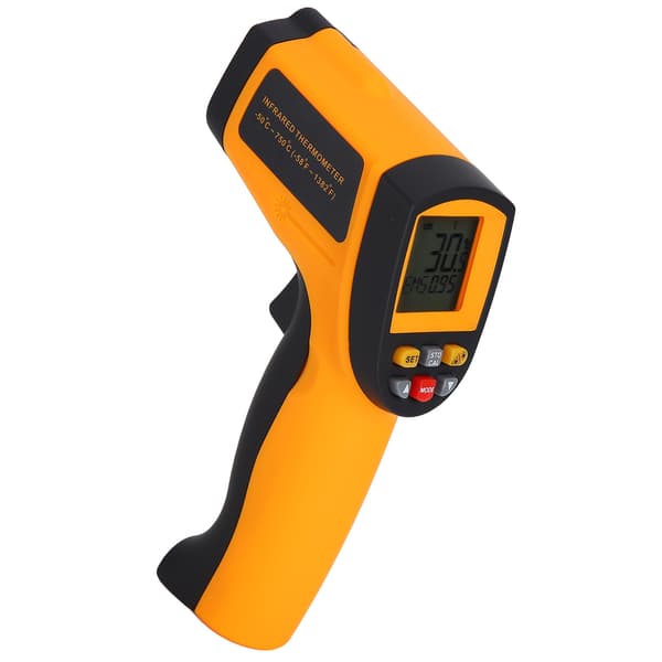 [RM]Infrared Thermometer Gun Non-Contact Laser Thermometer Adjustable Emissivity Fast Response Infrared Sensor For Surface Temperature Measurement