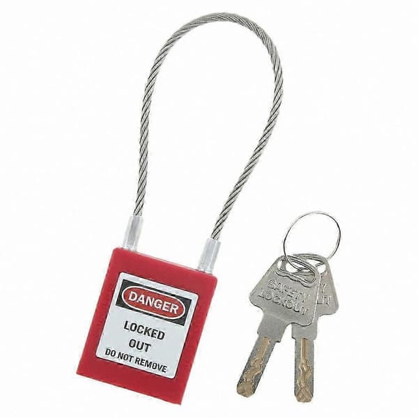Sikkerhedshængelås Reb Lockout Tagout Sæt til Lang Bjælke Isoleringslås