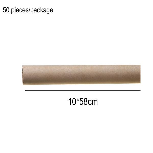 Vattentätt Blomsterbukett Omslagspapper Mjölk Bomull Omslag Presentförpackningsmaterial Rulle 58cm 10 Yard Light nude