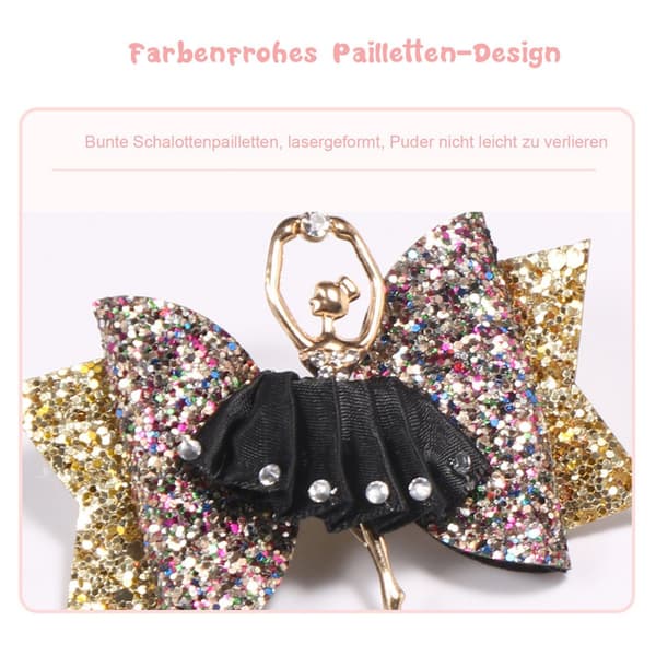 Sett med 2 ballettbuer for jentehår