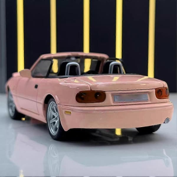 1/32 MX-5 Diecast Lekebilmodell med Lyd og Lys, Åpningsbare Dører, Miniatyr Samlebil for Barn Gutter