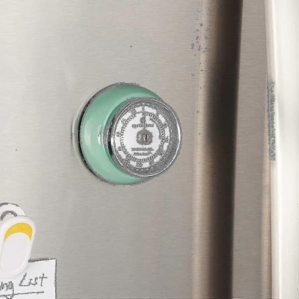 Magnetisk retro kökstimer, klassisk mekanisk matlagningstimer (röd) -gt Mint Green
