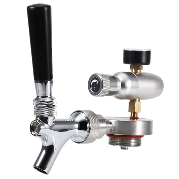 [RM] Mini Keg Øl Growler Rustfritt Stål Ølspydkran Dispenser Kit