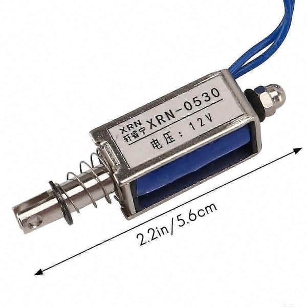 12V DC 10mm Push Pull Solenoid Elektromagnet 2.1kg Kraft Elektrisk Aktuator