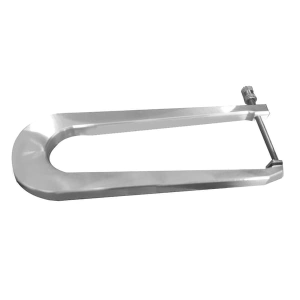 2X Guitarbroklemme til guitarbygger Luthier-værktøj Halsdybde 20 cm til træguitarbeslag Silver