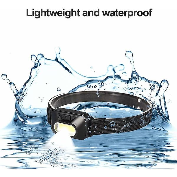 Hodelykt. 2 stk. LED-hodelykt. Frontlykt. Profesjonell hodelykt. Onnight-hodelykt. Fiskehodelykt. Kraftig LED-hodelykt