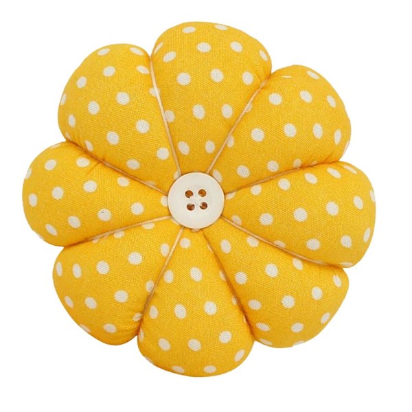 Pieces Pumpa Handleds Nåldyna Bärbar Nåldyna Gul Och Rosa