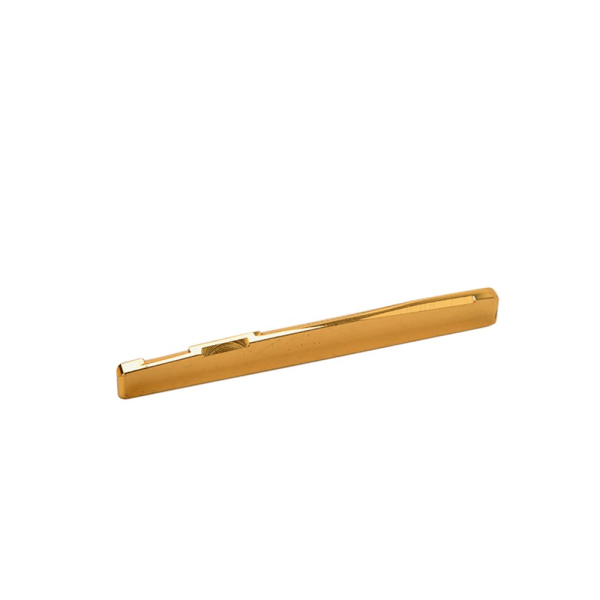 2 st Guldmässing Akustisk Gitarr Bro Sadel Ersättningsdelar 72x7x8mm