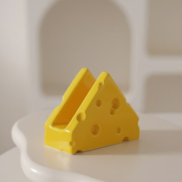 Ostformet servietholder, minimalistisk lodret servietholder, til restaurant, hotel, café, borddekoration