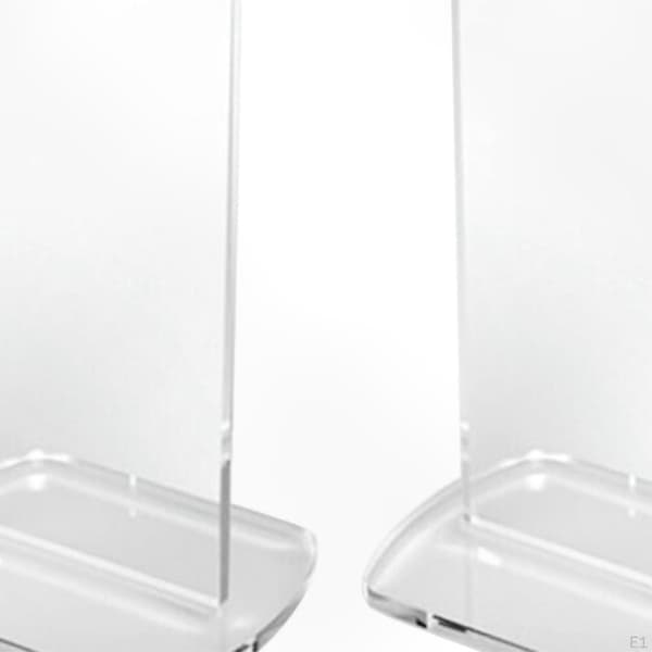 Akryl boksehandske displaystativ, 2-pak holdbar holder til fremvisning af kampudstyr black