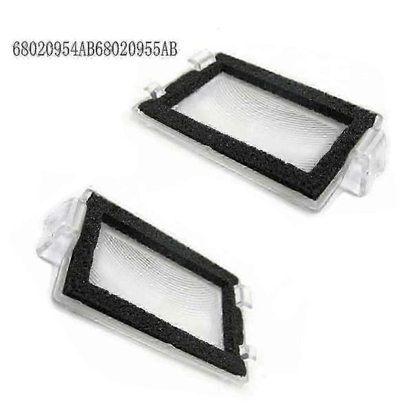 1 par bageste nummerpladelygteglas til Jeep Grand Cherokee_siasd