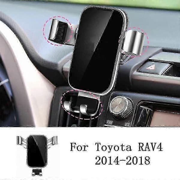 Universell biltelefonholder for Toyota RAV4 2014 2018 Gravity telefonfeste GPS-stativtilbehør