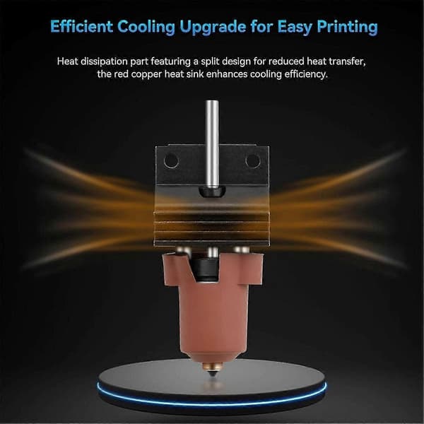 Højtemperatur Hotend Kit, højhastigheds med integreret hurtigudskiftelig dyse til K1/K1 Max/K1C 3D-printer