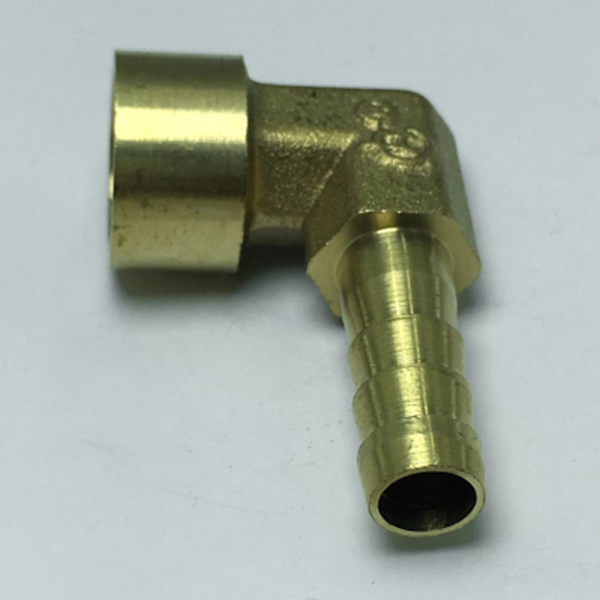 90 Graders Honkoppling Mässing Rörkoppling 1/4 DN8x8mm Anslutning