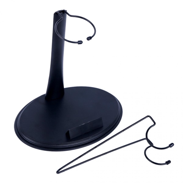 3x 1/6 Skala U-Typ och Bugue Typ Displayställ Hållare för 12'' Actionfigurer - Svart