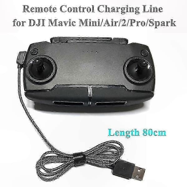 80 cm USB-laddningskabel kompatibel med Mini/Air/2/Pro fjärrkontroll
