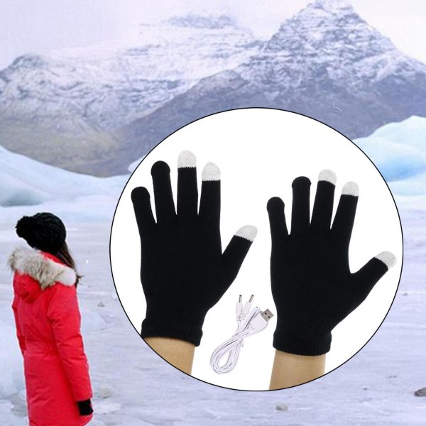 USB uppvärmda handskar för kvinnor män artrit händer