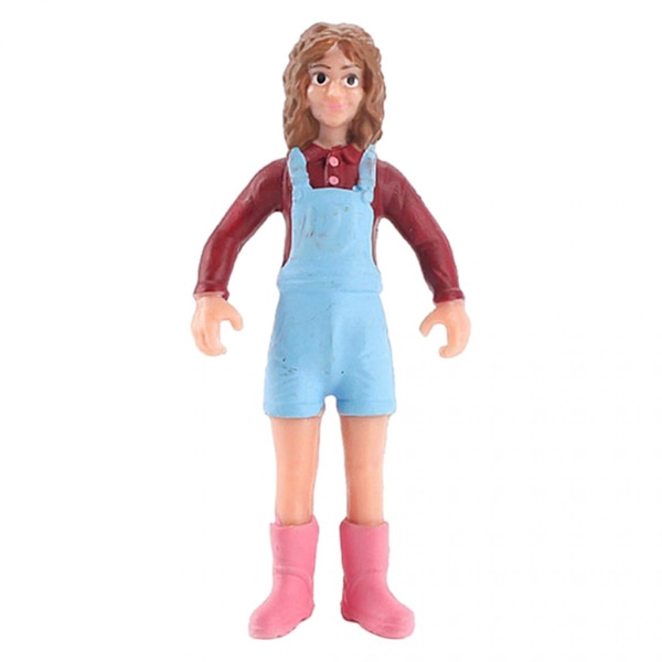 Miniatyr 1/25 Diorama Figurer Actionfigur Modell 1st Flicka I Rött A